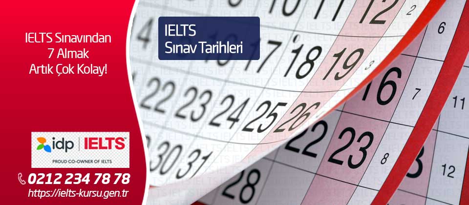 IELTS Sınav Tarihleri